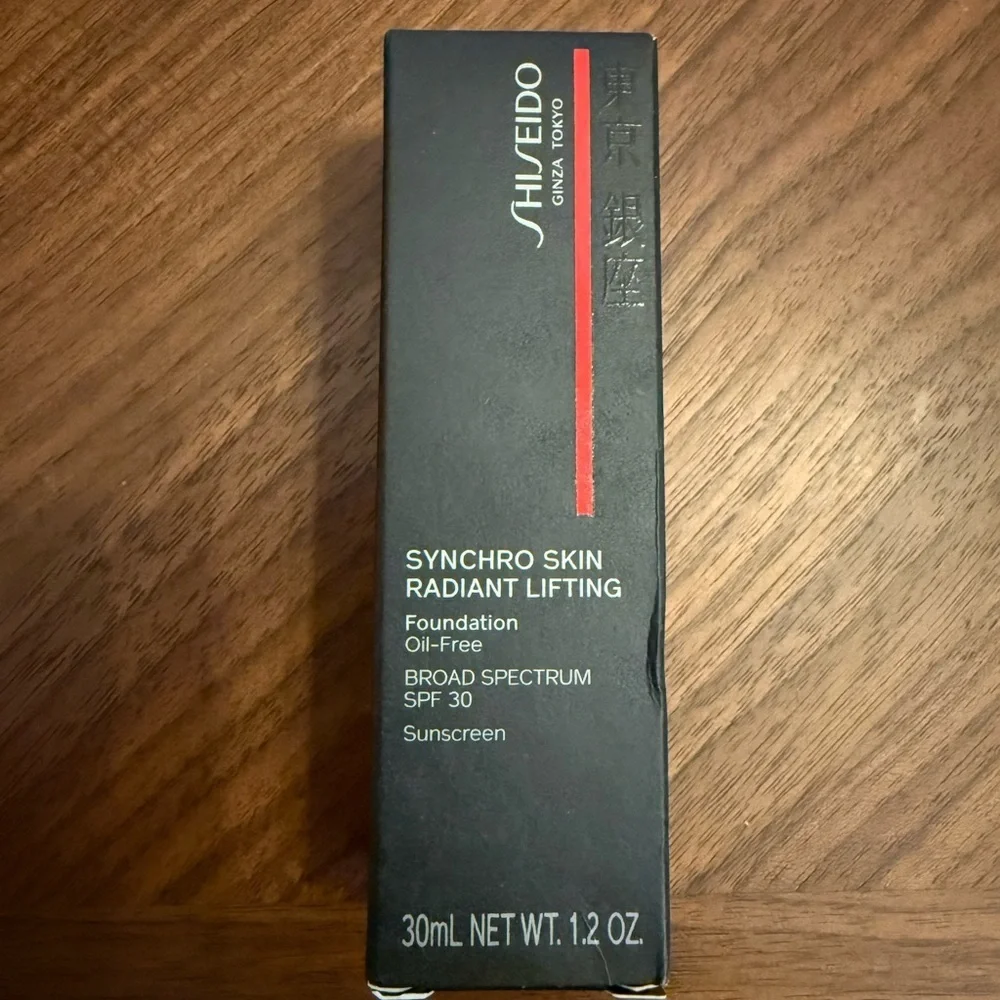 Shiseido Synchro Skin Radiant Lifting Foundation Spf 30 ~ 430 Cedar NEW
